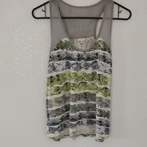 Mudd Gray Sleeveless Tank Top Casual Style